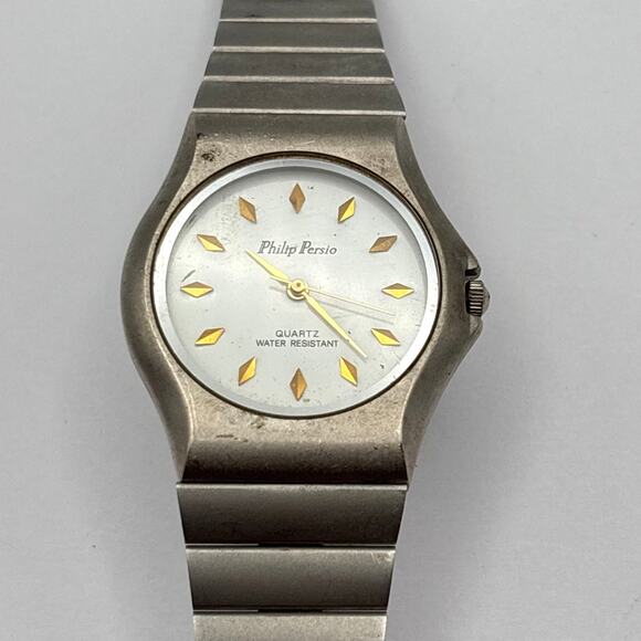 Vintage Silver Philip Persio Men's Watch - Picture 6 of 8